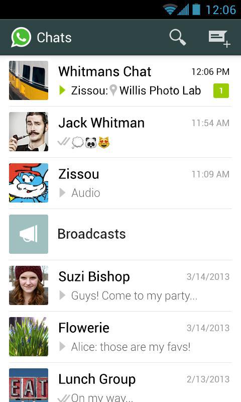 WhatsApp Messenger на Android