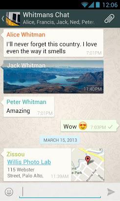 WhatsApp Messenger для Android скриншот 2